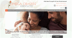 Desktop Screenshot of omegaobgynassociates.com