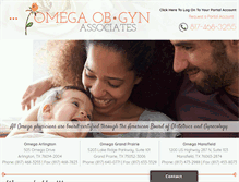 Tablet Screenshot of omegaobgynassociates.com